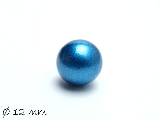 1 Stück Klangkugel, Ø 12 mm, Blau