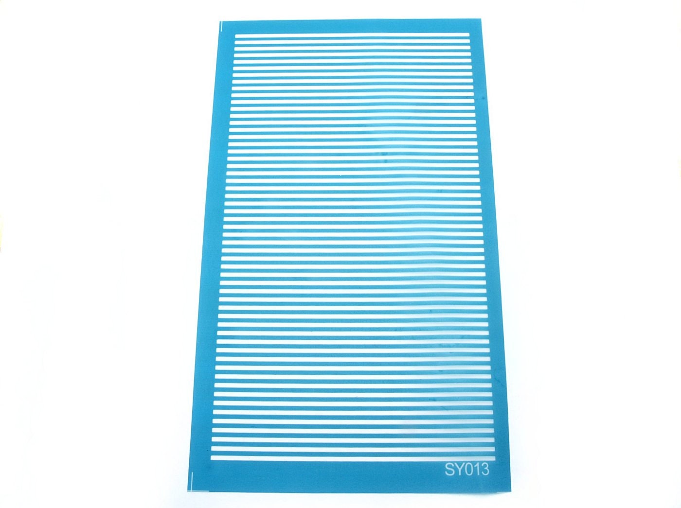 Siebdruckschablone, Wiederverwendbare Siebdruckschablone für Polymer Clay, Linien