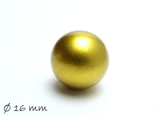 1 Stück Klangkugel, Ø 16 mm, Gold