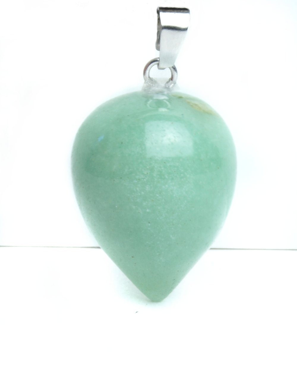 1 Stück Tropfen Anhänger 26 x 16 mm, Aventurin