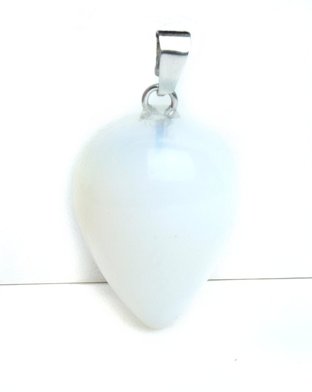 1 Stück Tropfen Anhänger 26 x 16 mm, Opalit