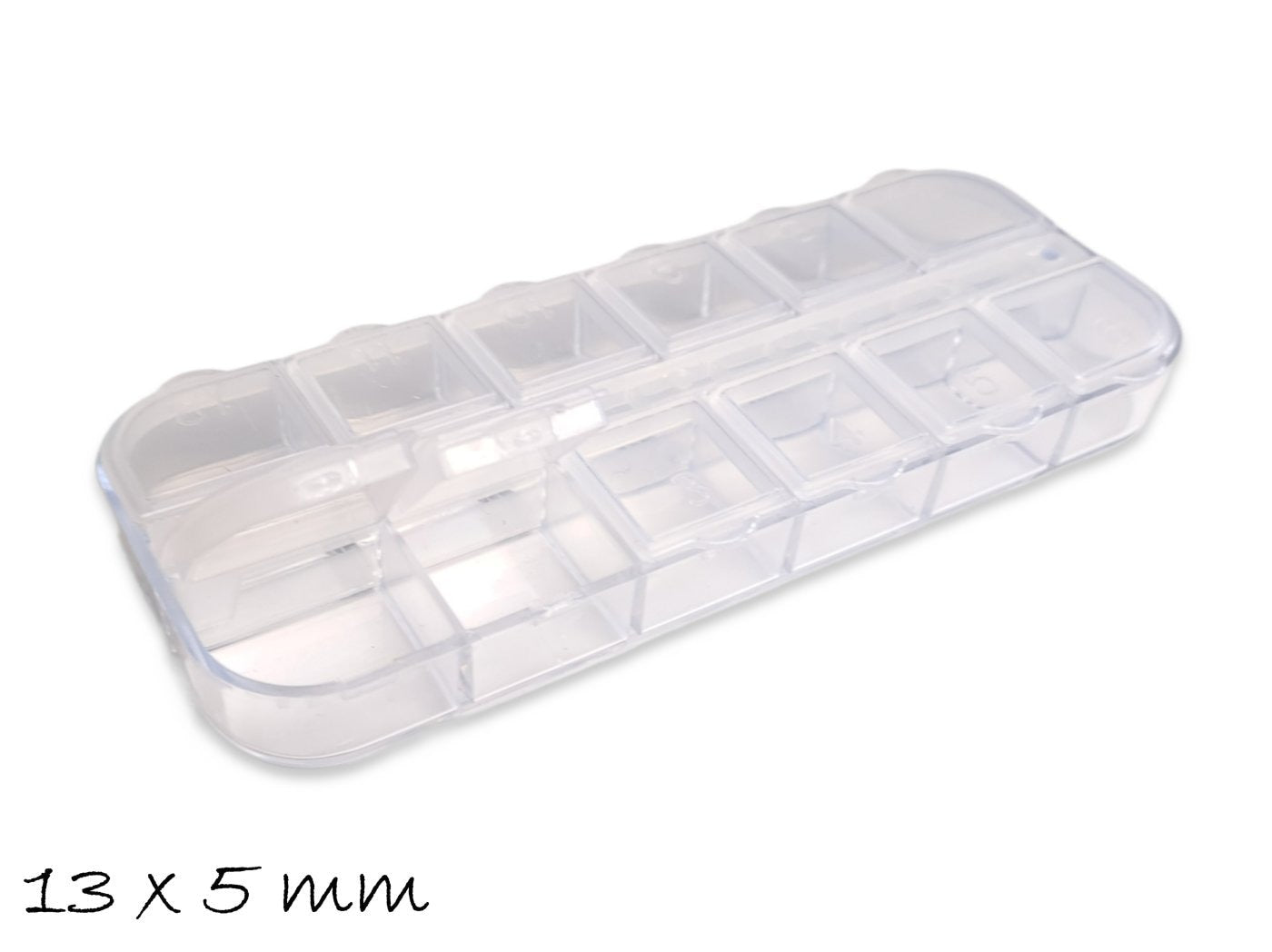 Sortierbox mit 10 Fächern 13 x 5 mm