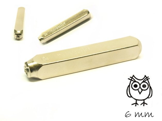 1 Design Stempel Eule Vogel Schlagstempel Punze