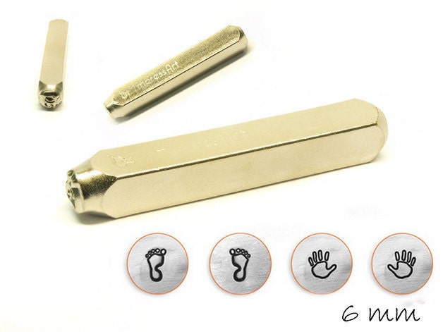 4 Stück Design Stempel Set Hände und Füße