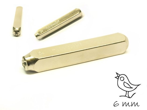 1 Stück Design Stempel Vogel Schlagstempel Punze Variante 2
