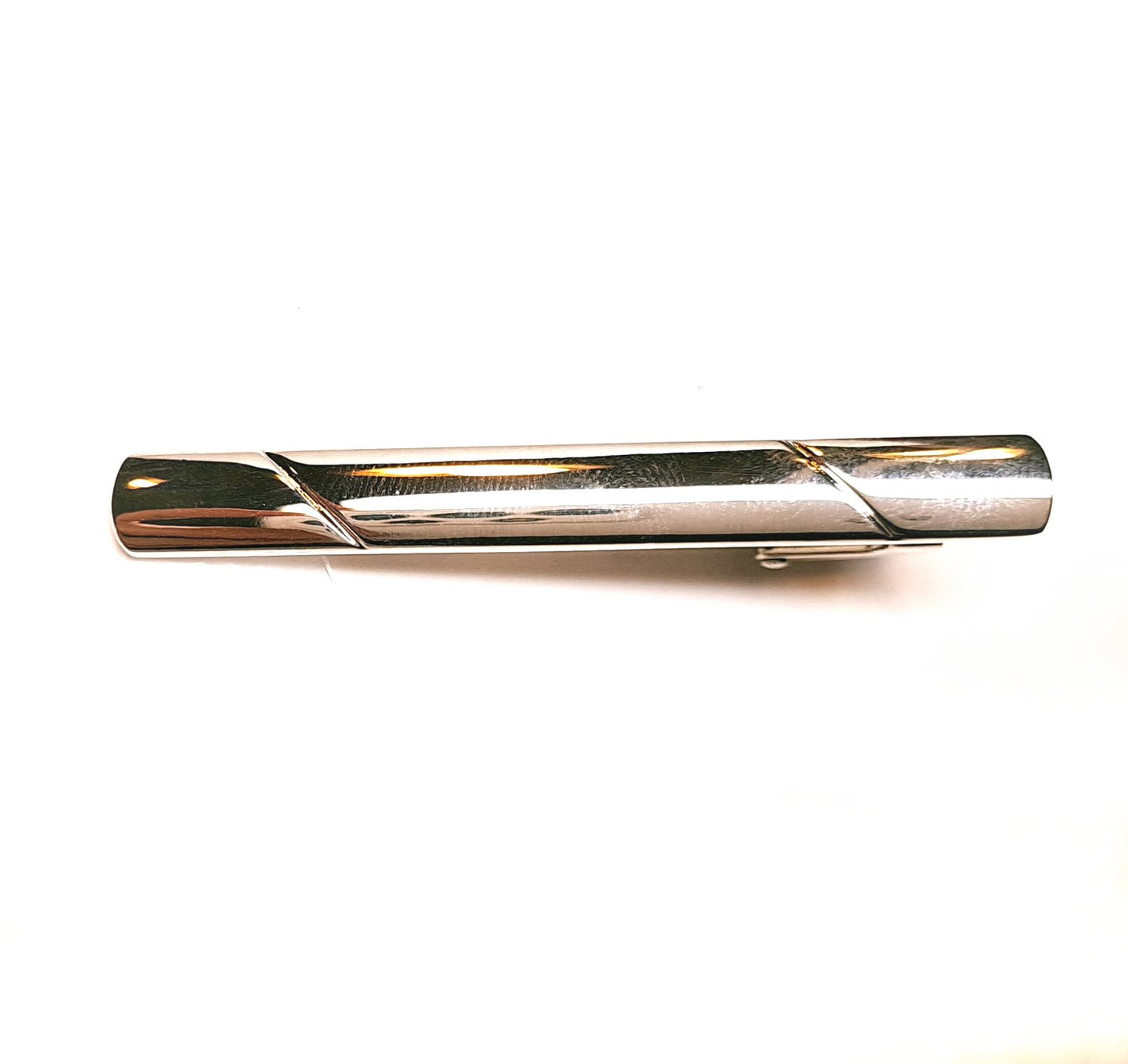 Klassische Krawattennadel Silber – Modernes Linien-Design