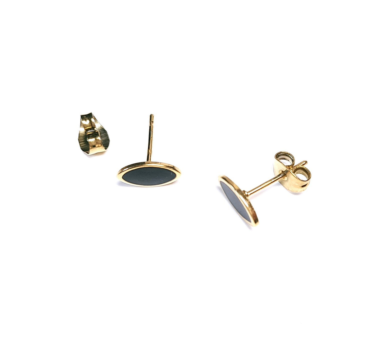 Vogel Ohrstecker Edelstahl Schwarz – Taube Schmuck ca. 1 cm (Kopie)