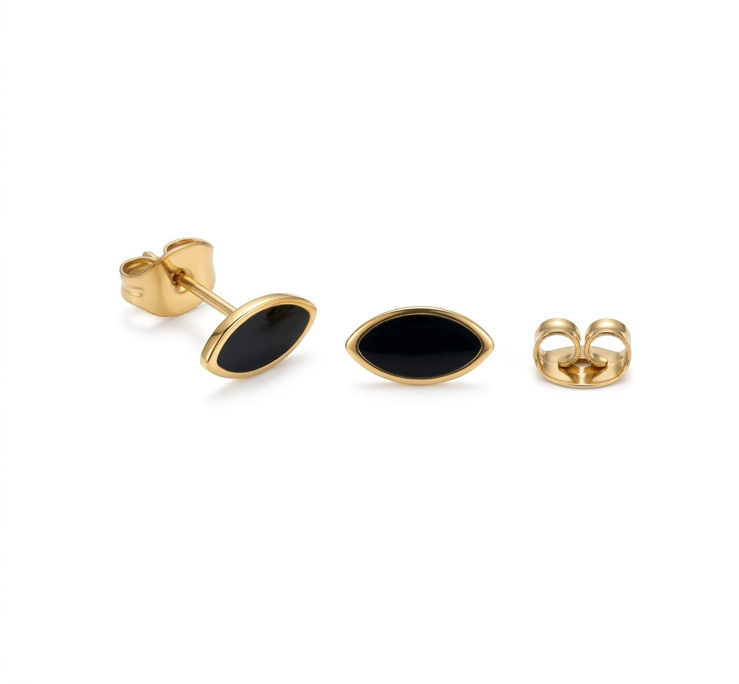 Vogel Ohrstecker Edelstahl Schwarz – Taube Schmuck ca. 1 cm (Kopie)