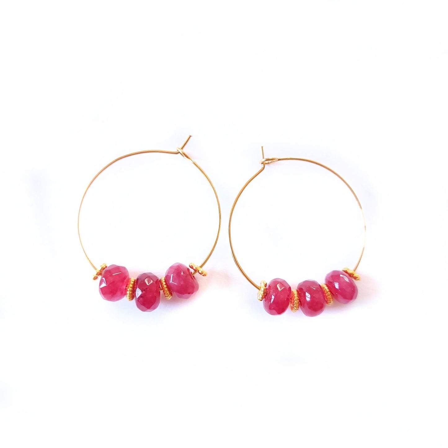 MyBeadBox Schmuck Bastelset für Kinder – Ohrringe selbst machen mit Edelstein- und Glasperlen, DIY Schmuckset ab 6 Jahren