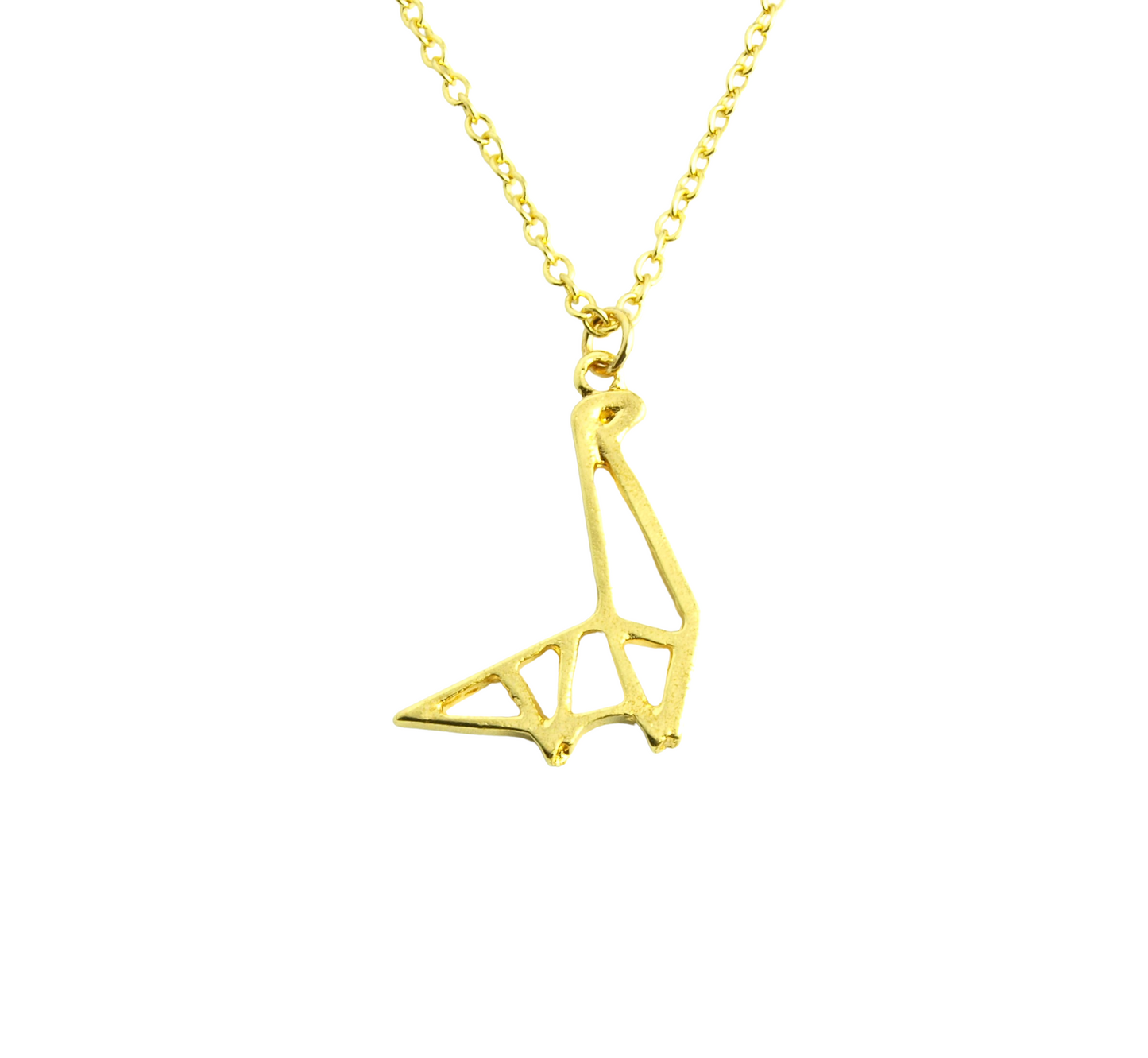 Kette Origami Dinoaurier golden