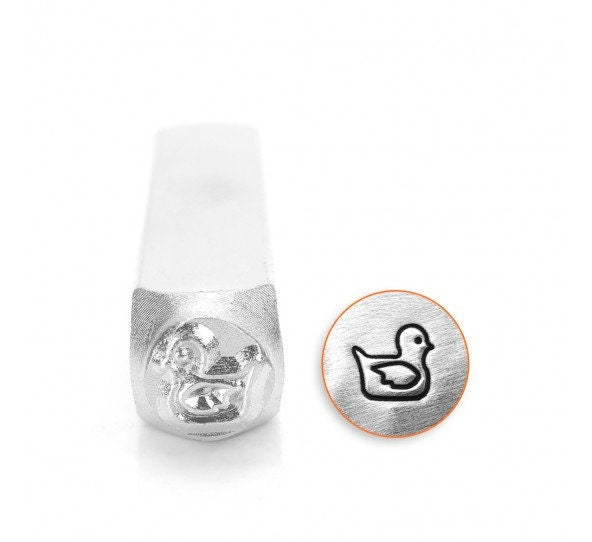 1 Stück Design Stempel Ente Gummiente Schlagstempel Punze Badeente