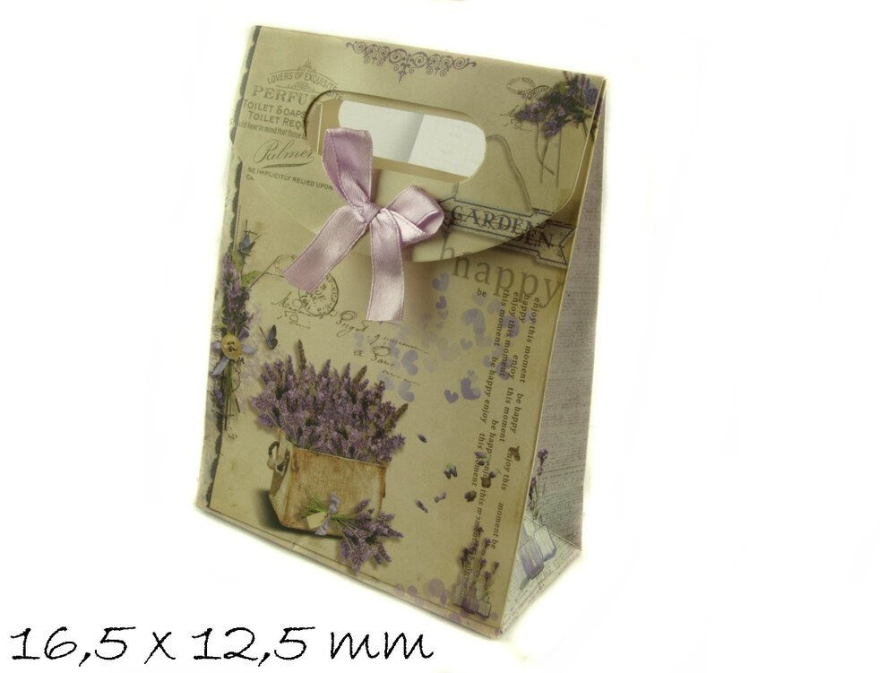 2 Stück Geschenk Beutel Lavendel 16,5 x 12,5 cm