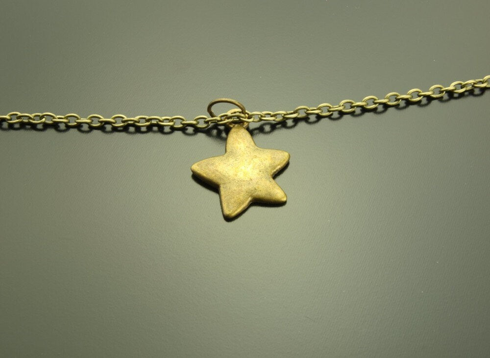 Armreifen Stern Star vintage bronze Armband Kette