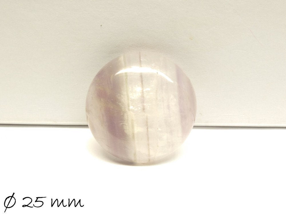 1 Stück Edelstein Cabochons, Amethyst, 25 mm