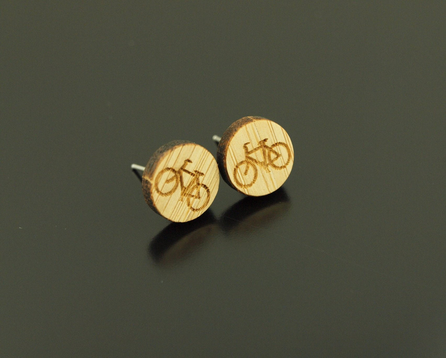 Ohrstecker Fahrrad Rad Ohrringe Stecker