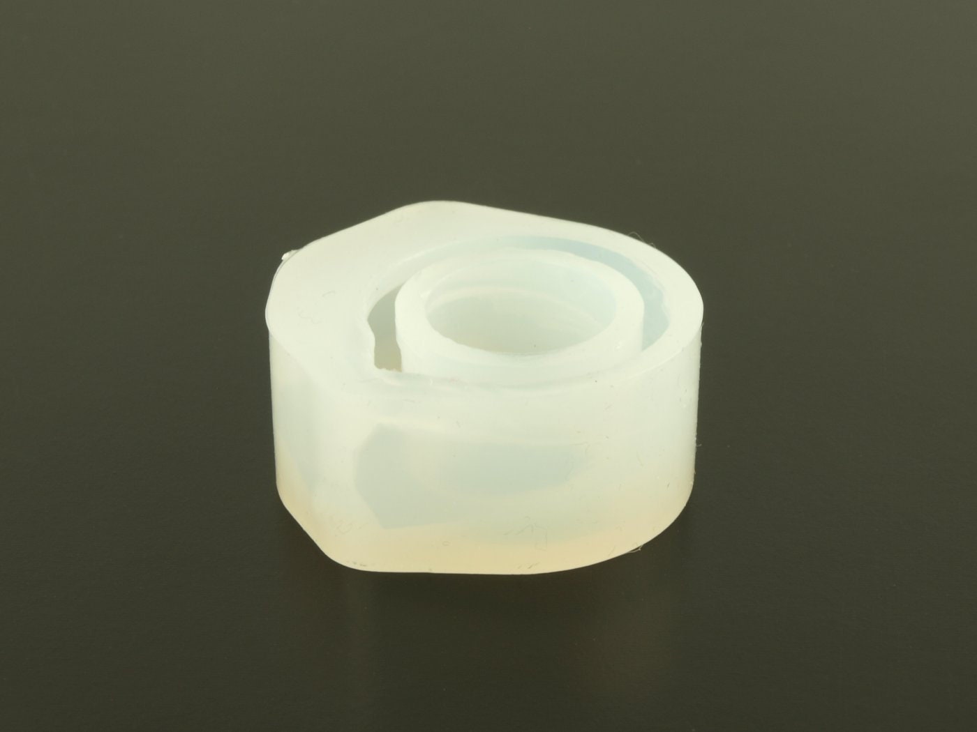 Silikonform facettierter Ring Mold 17 mm Form Giessform