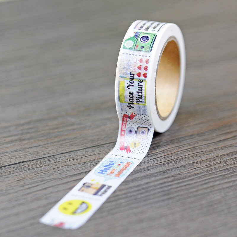 1 Rolle kreatives Tape Klebeband, Fotografie, 10 m lang, 15 mm breit