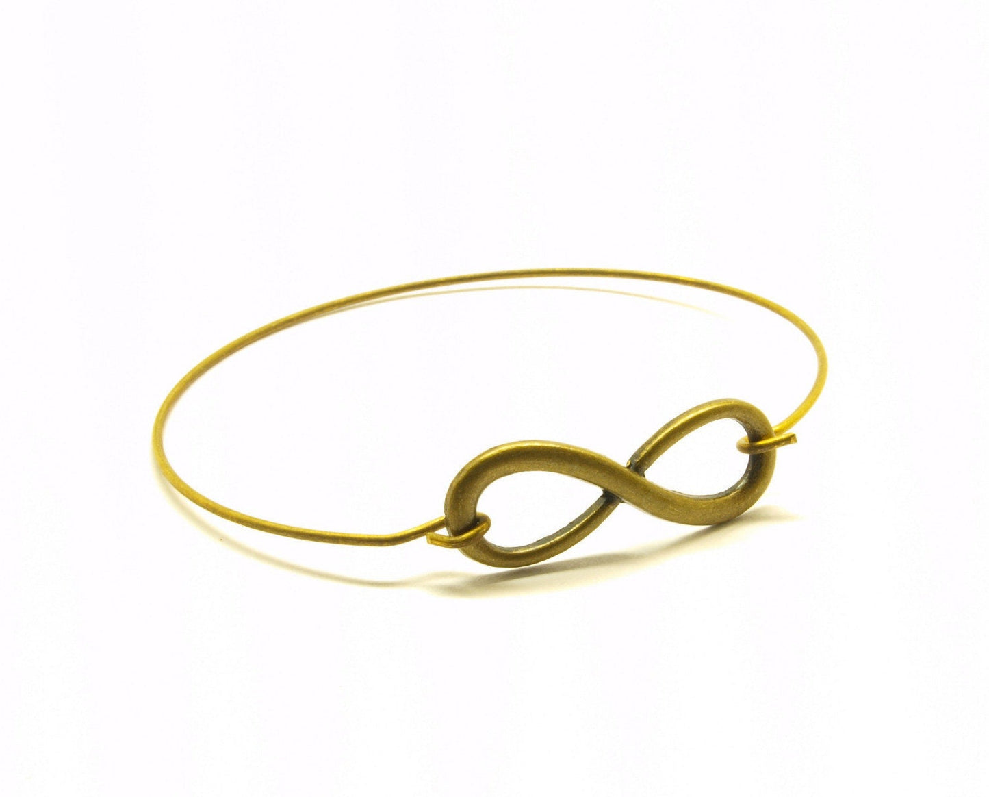 Kette Armband Armreifen Ohrringe Infinity Verbinder Unendlichkeit Farbe nach Wahl silber  bronze golden