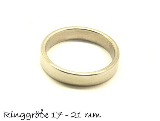 1 Stück Edelstahl Ring, Ringgröße 17 - 21, frei wählbar