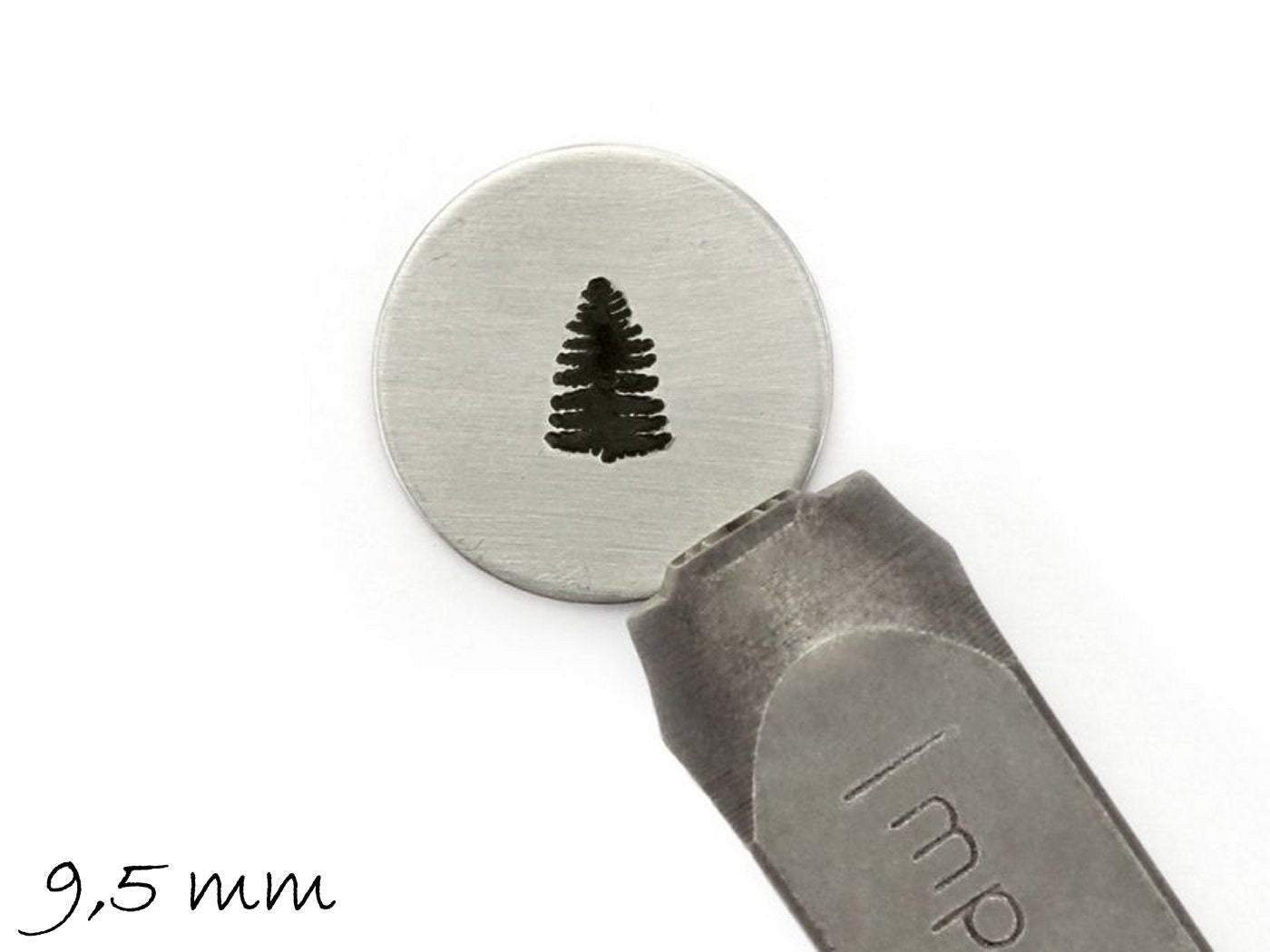 1 Stück Design Stempel Fichte, Baum Schlagstempel Punze