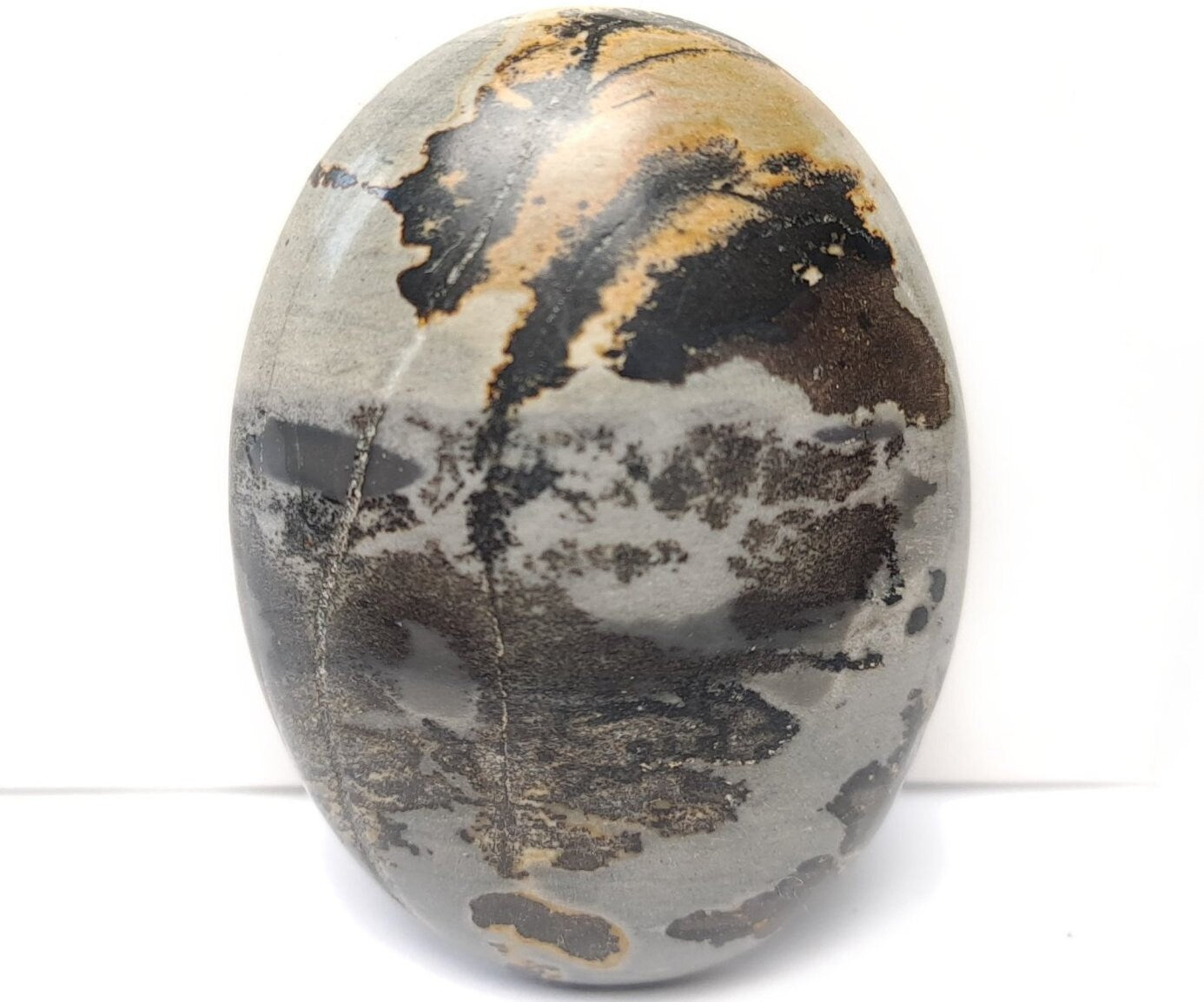 1 Stück Cabochon, Chohua-Jasper,  40 x 30 mm